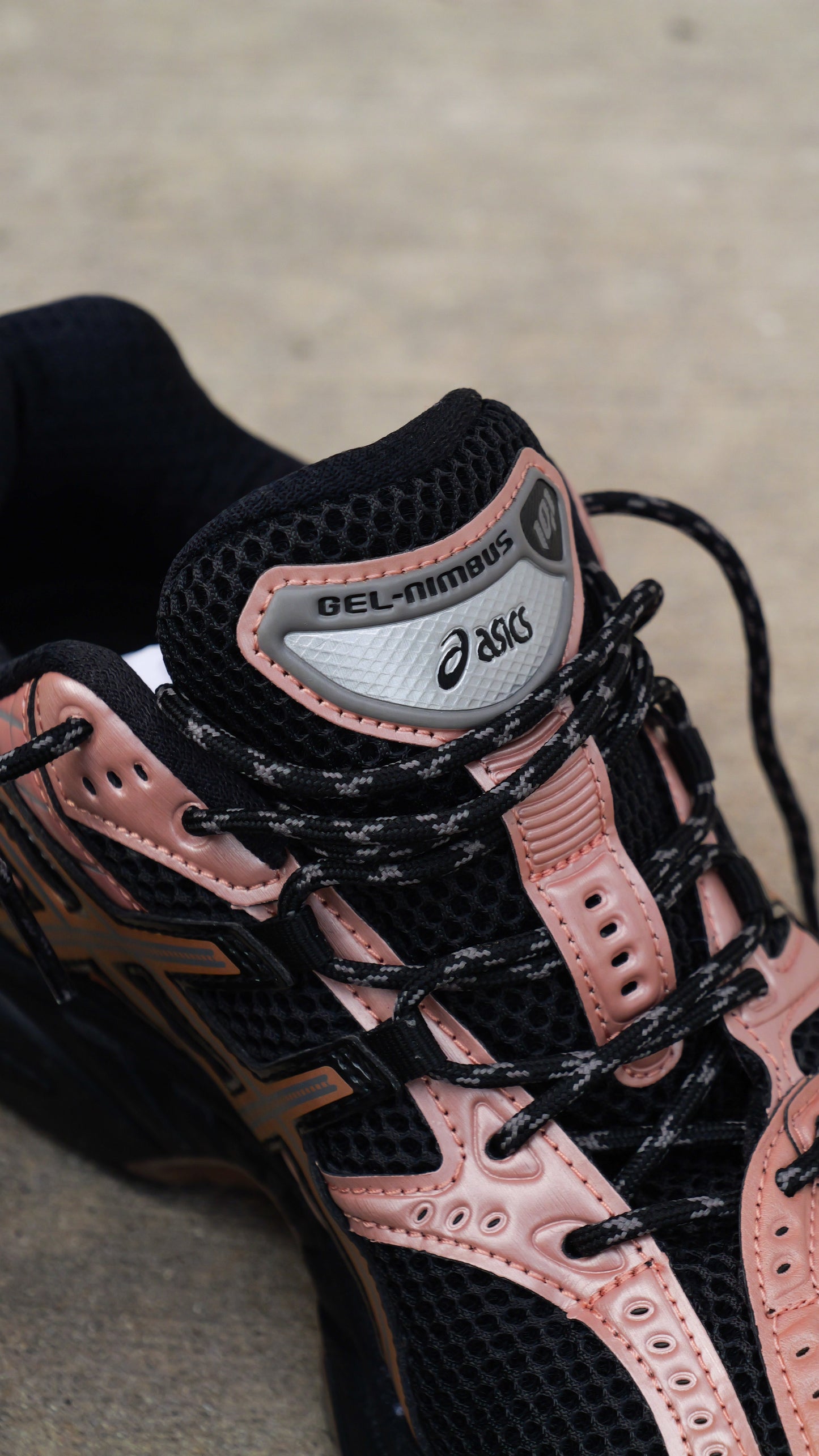 Mens Asics Gel-Nimbus 10.1 (Black/Rose Gold)