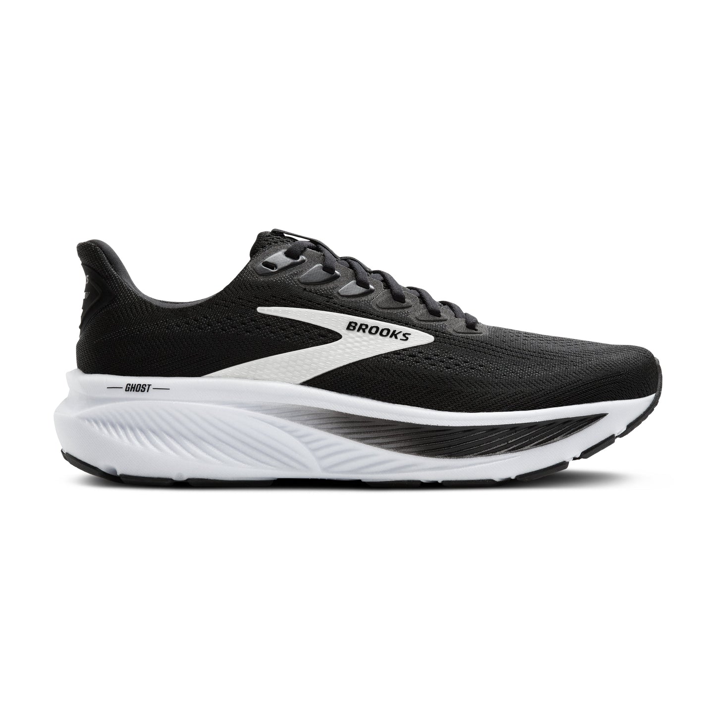Brooks | Ghost 17 | Men's | Black/Grey/White