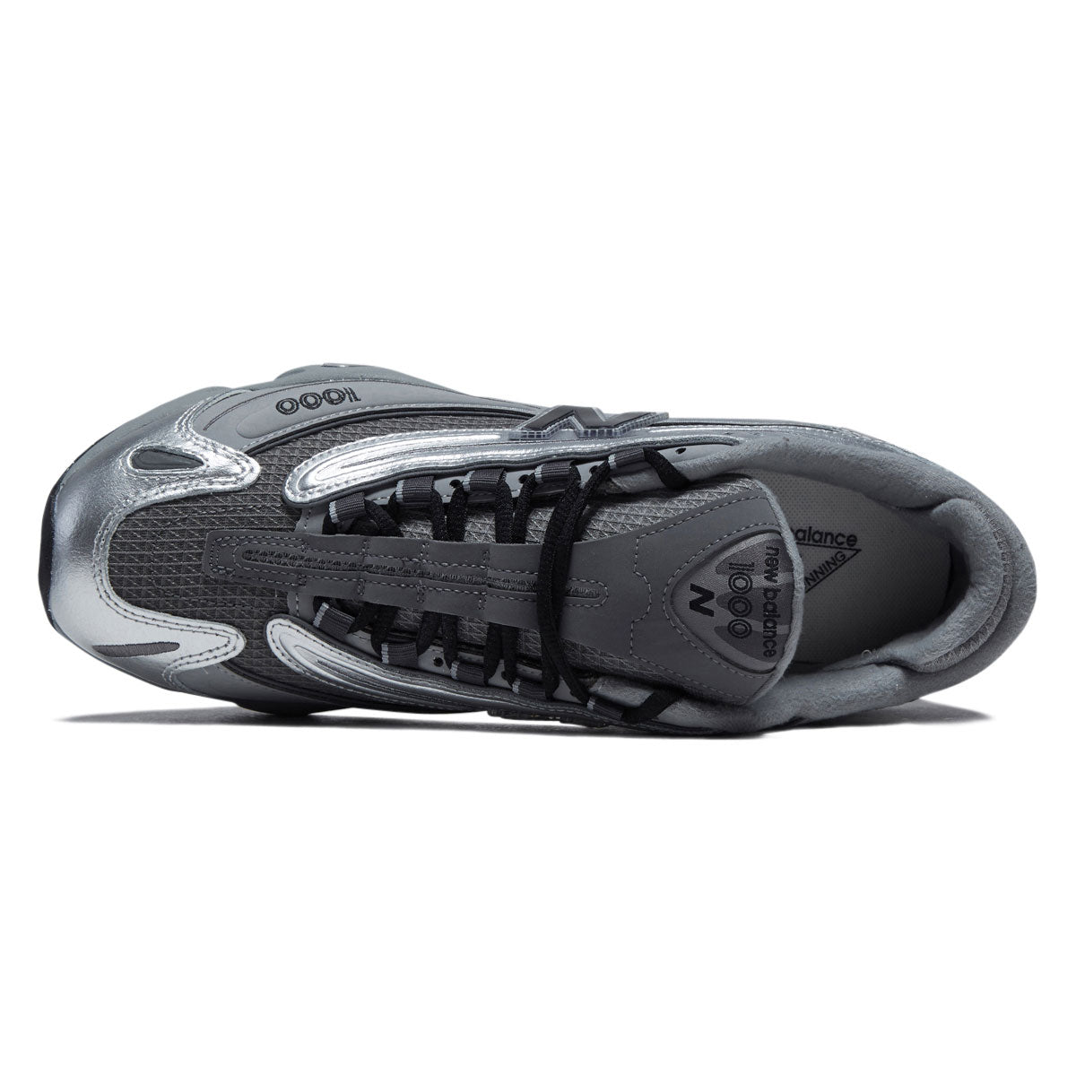 New Balance 1000 Shoes - Silver Metallic/Slate Grey