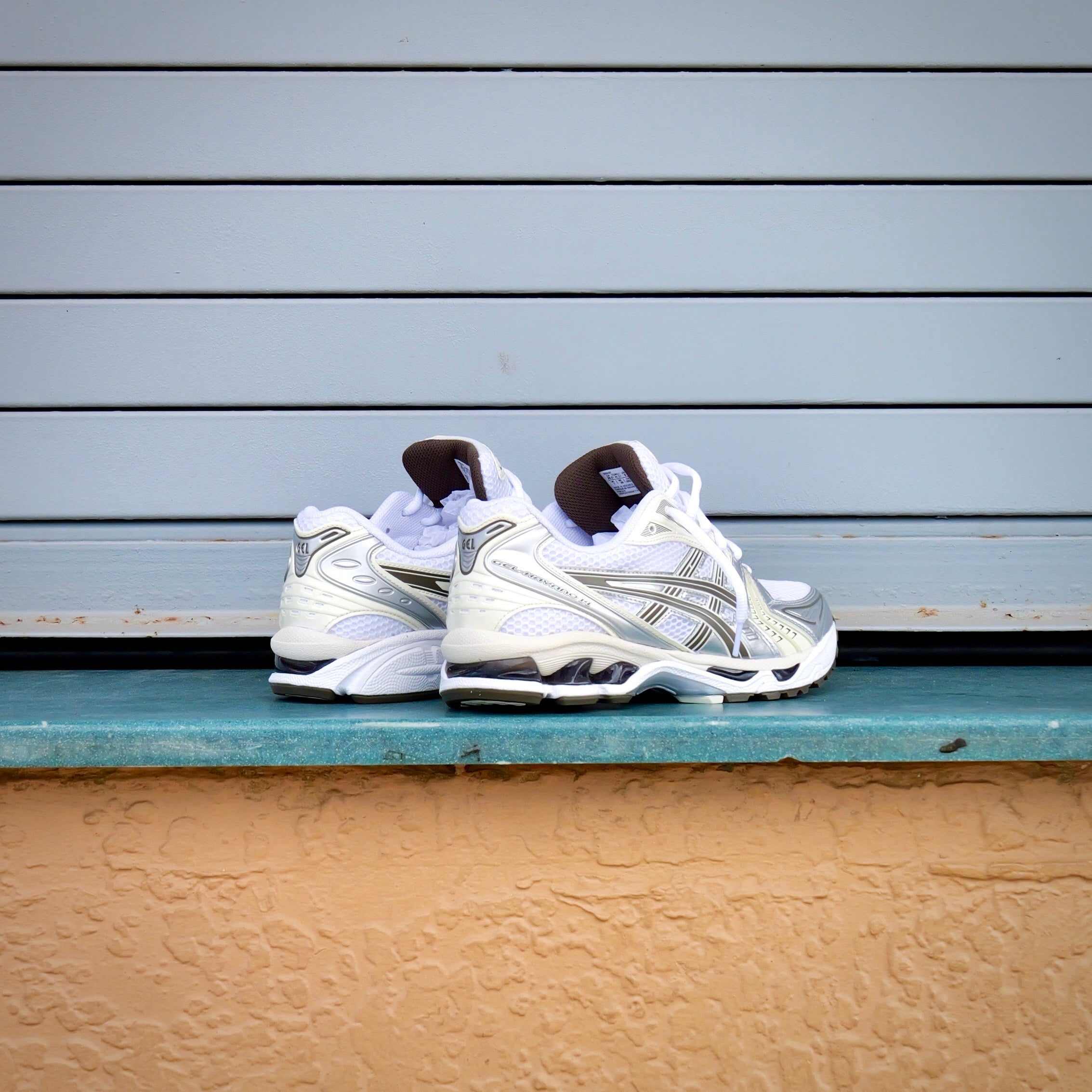 Mens Asics Gel-Kayano 14 (White/Ivory)