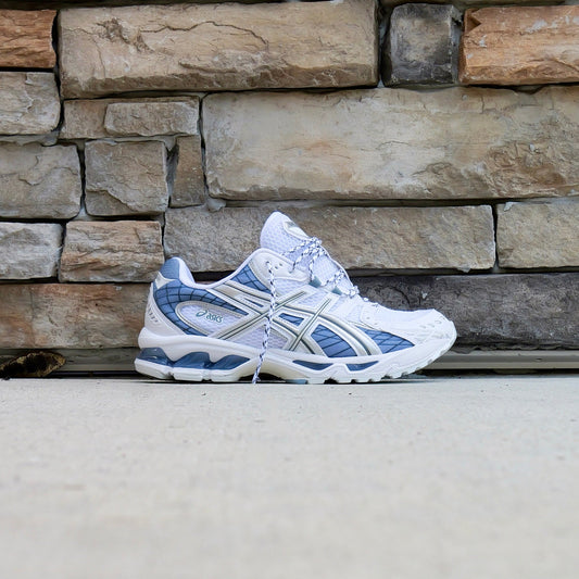 Mens Asics Gel-Nimbus 10.1 (White/Slate Blue)
