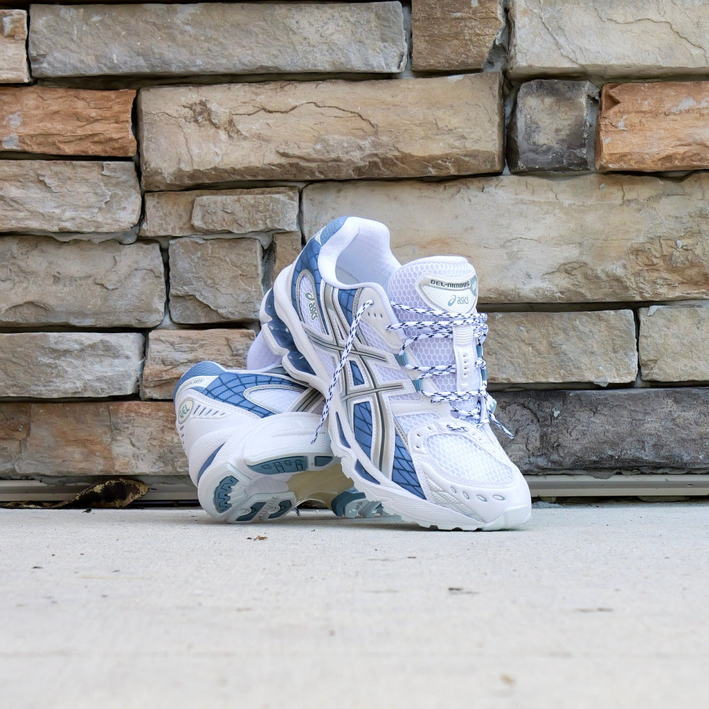 Mens Asics Gel-Nimbus 10.1 (White/Slate Blue)