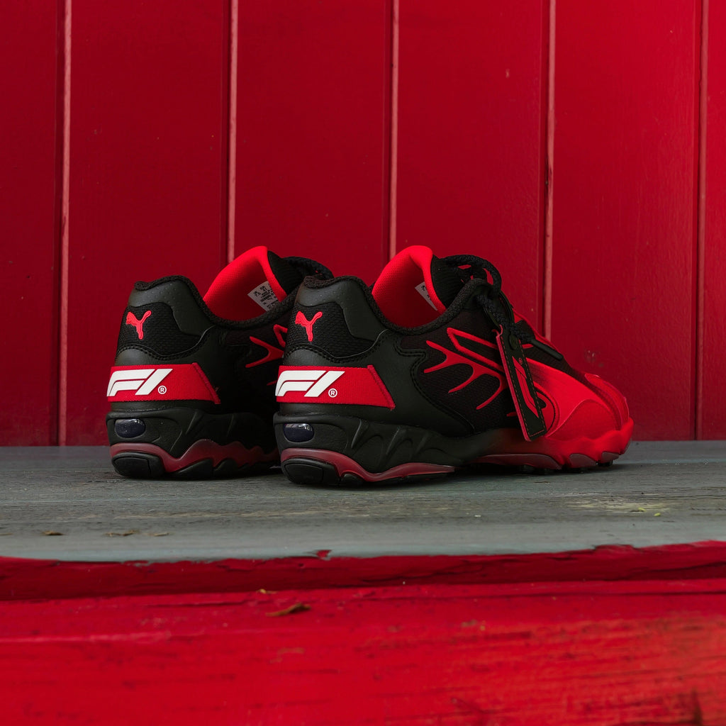 Mens Puma Inhale F1 75yrs (Puma Black/Pop Red)