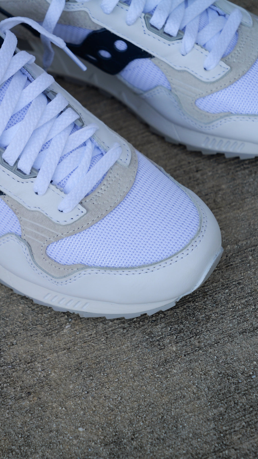 Mens Saucony Shadow 5000 (White/Navy)