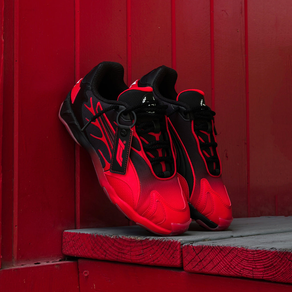 Mens Puma Inhale F1 75yrs (Puma Black/Pop Red)