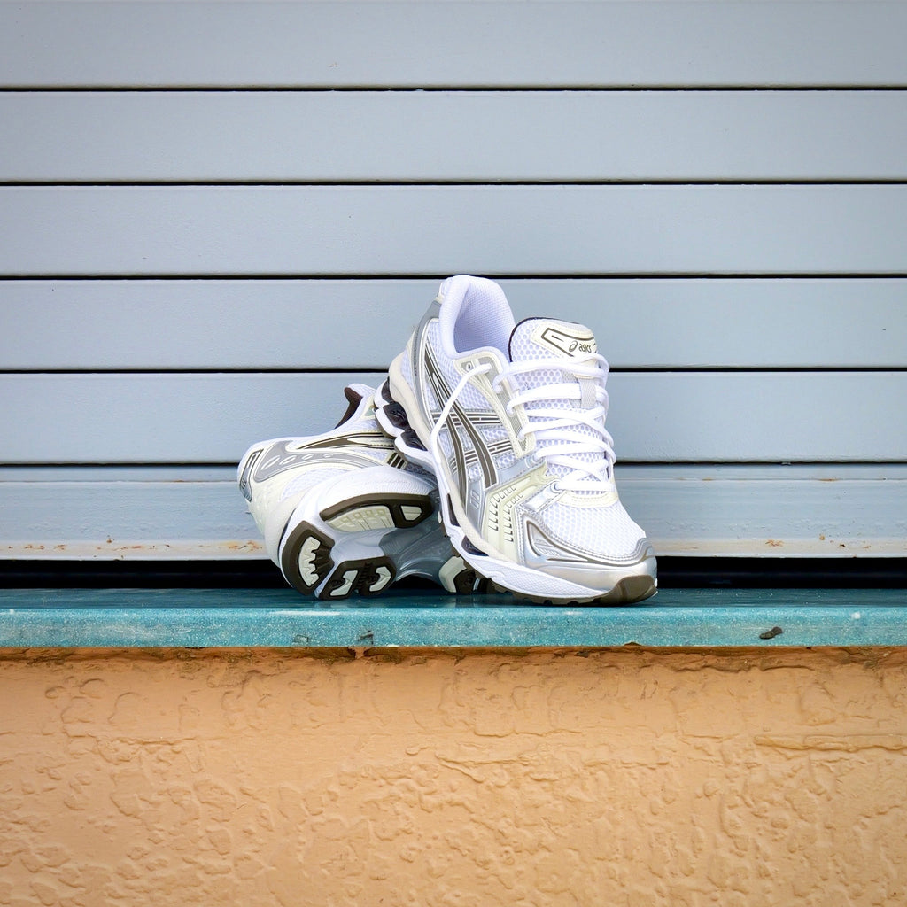 Mens Asics Gel-Kayano 14 (White/Ivory)