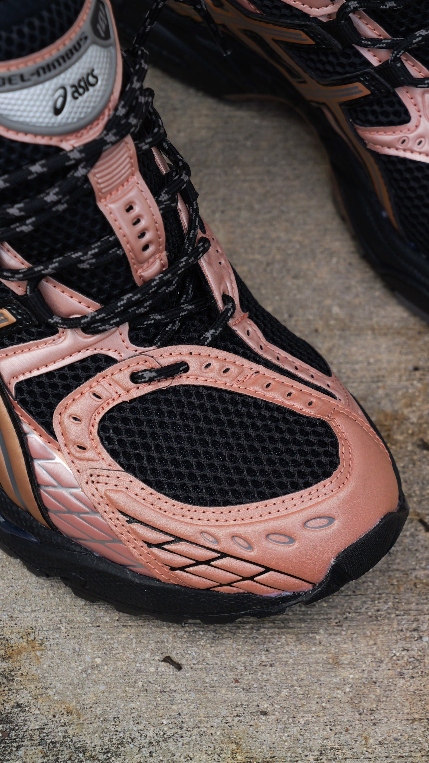 Mens Asics Gel-Nimbus 10.1 (Black/Rose Gold)