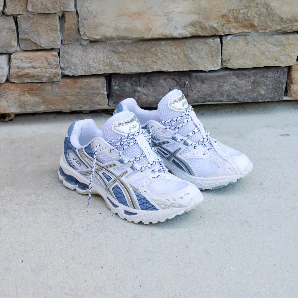 Mens Asics Gel-Nimbus 10.1 (White/Slate Blue)