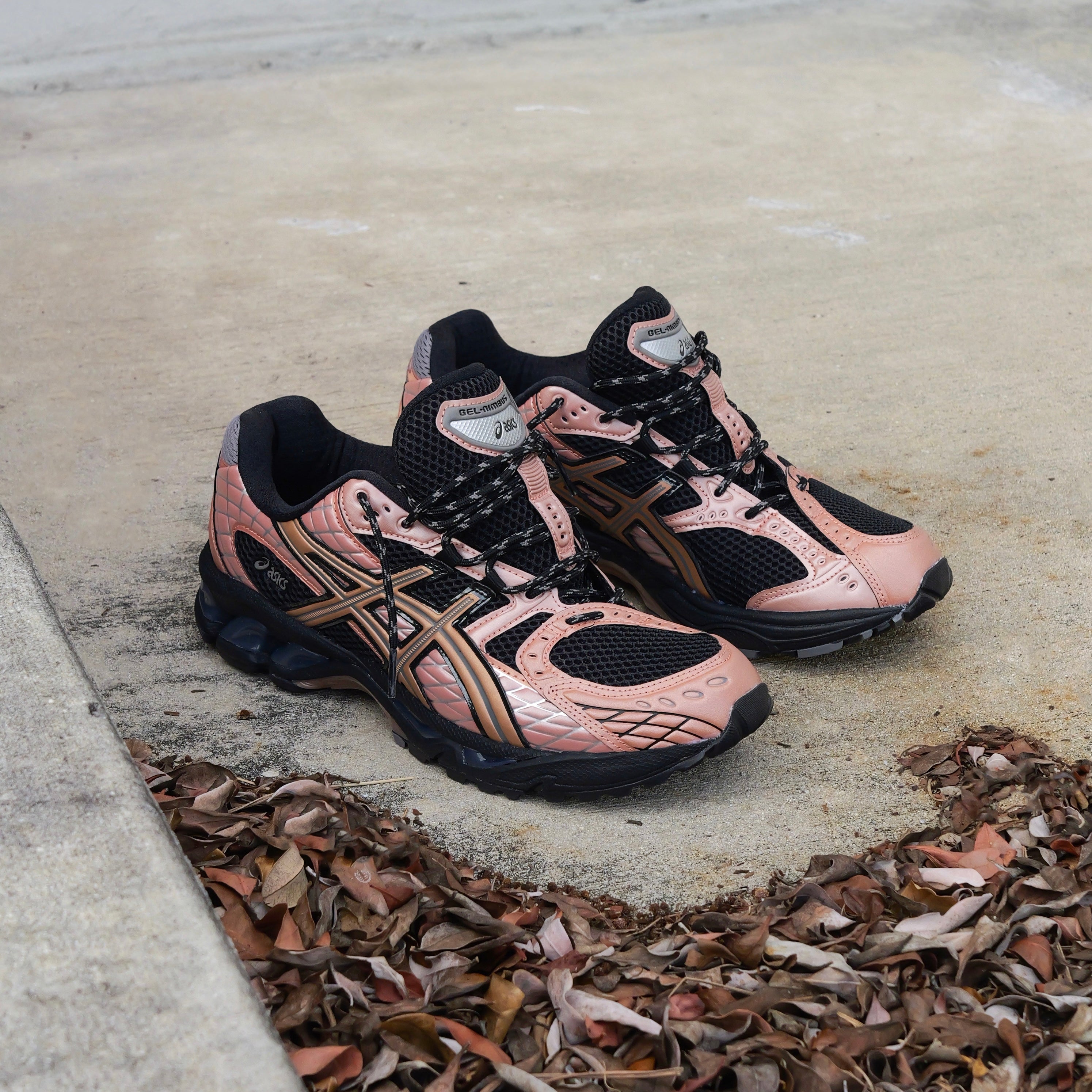 Mens Asics Gel-Nimbus 10.1 (Black/Rose Gold)