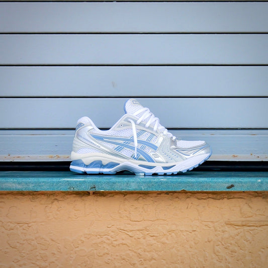 Mens Asics Gel-Kayano 14 (White/Light Navy)