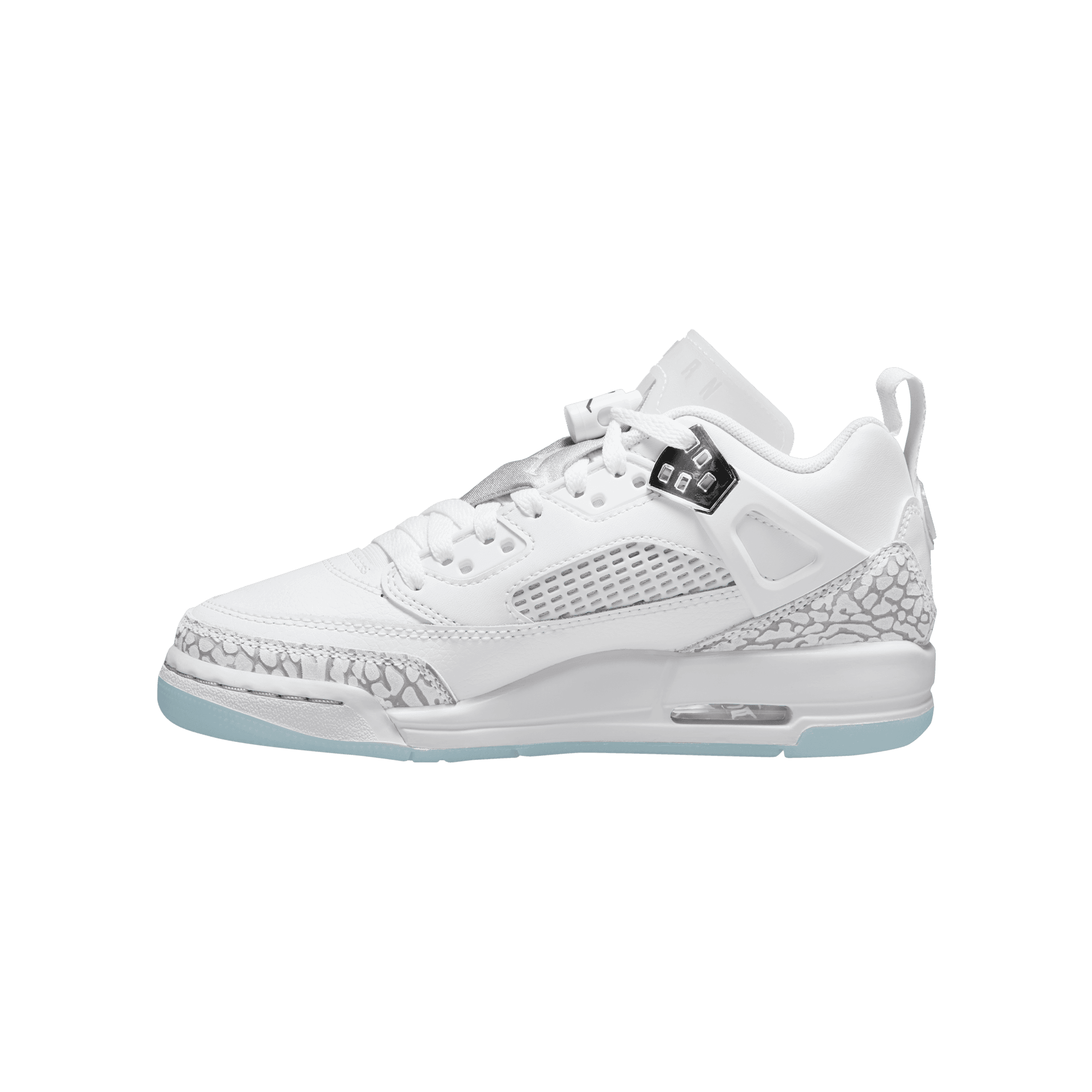 Big Kids' Jordan Spizike Low "White & Barely Blue"