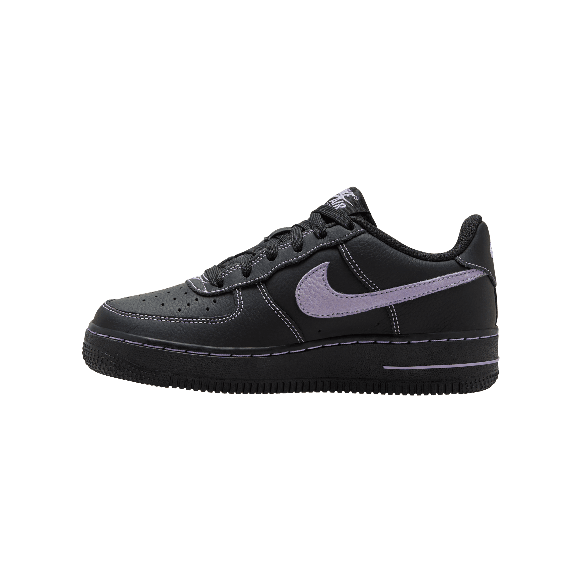 Big Kids' Nike Air Force 1 LV8 4 "Black & Hydrangeas"