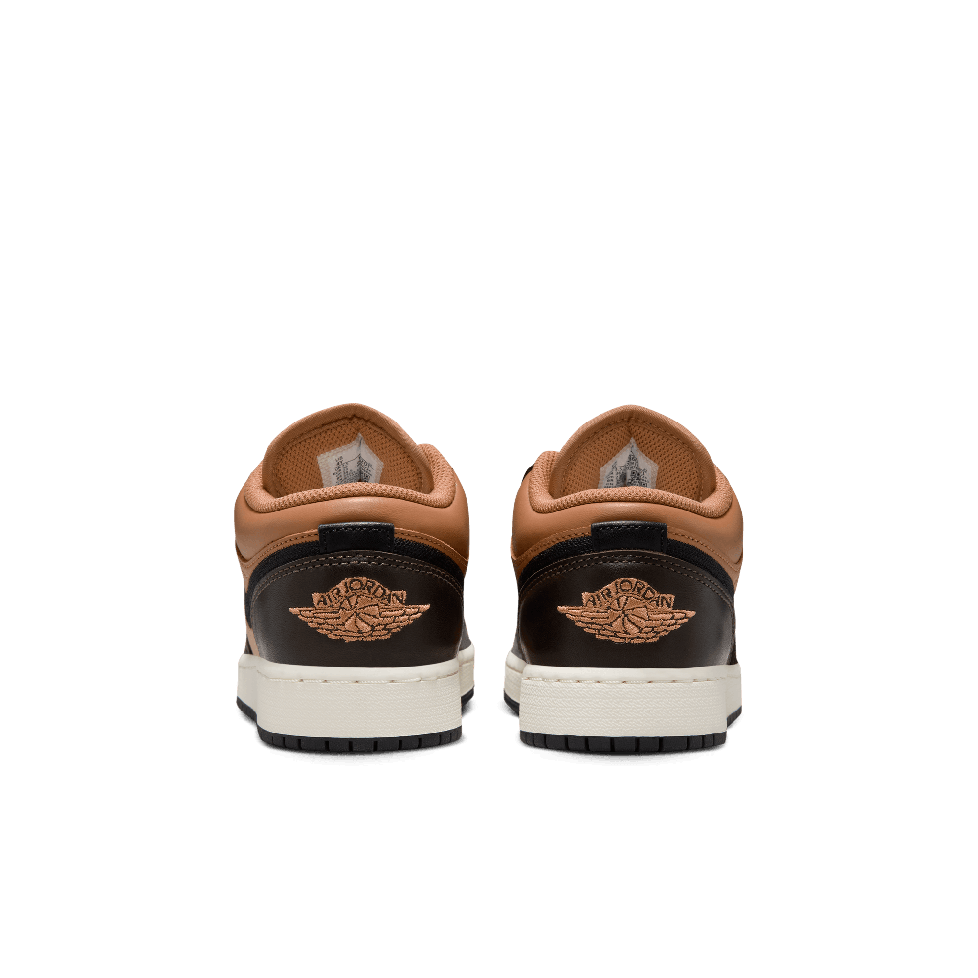 Big Kids' Air Jordan 1 Low SE BG "Flax Baroque Brown"