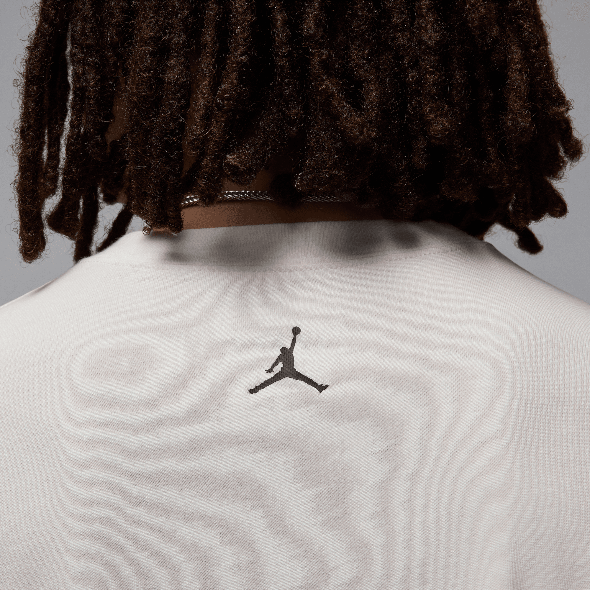 Men's Jordan Flight Essential Oversize Graphic Crew T-Shirt "Sail Black"