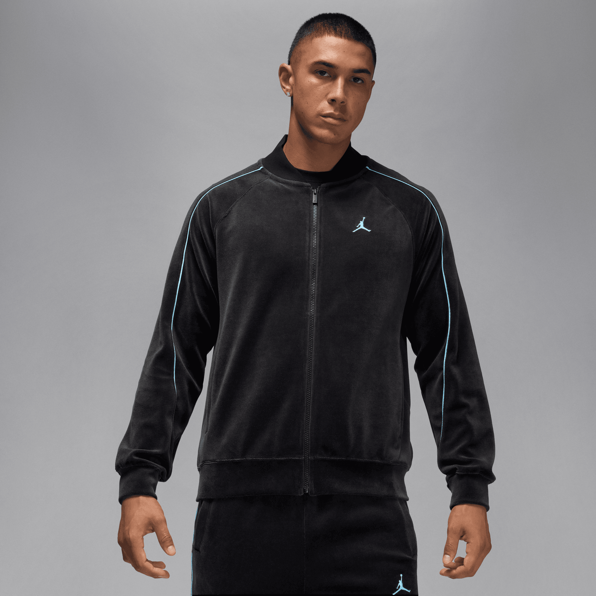 Men's Jordan Brooklyn Velour Track Jacket