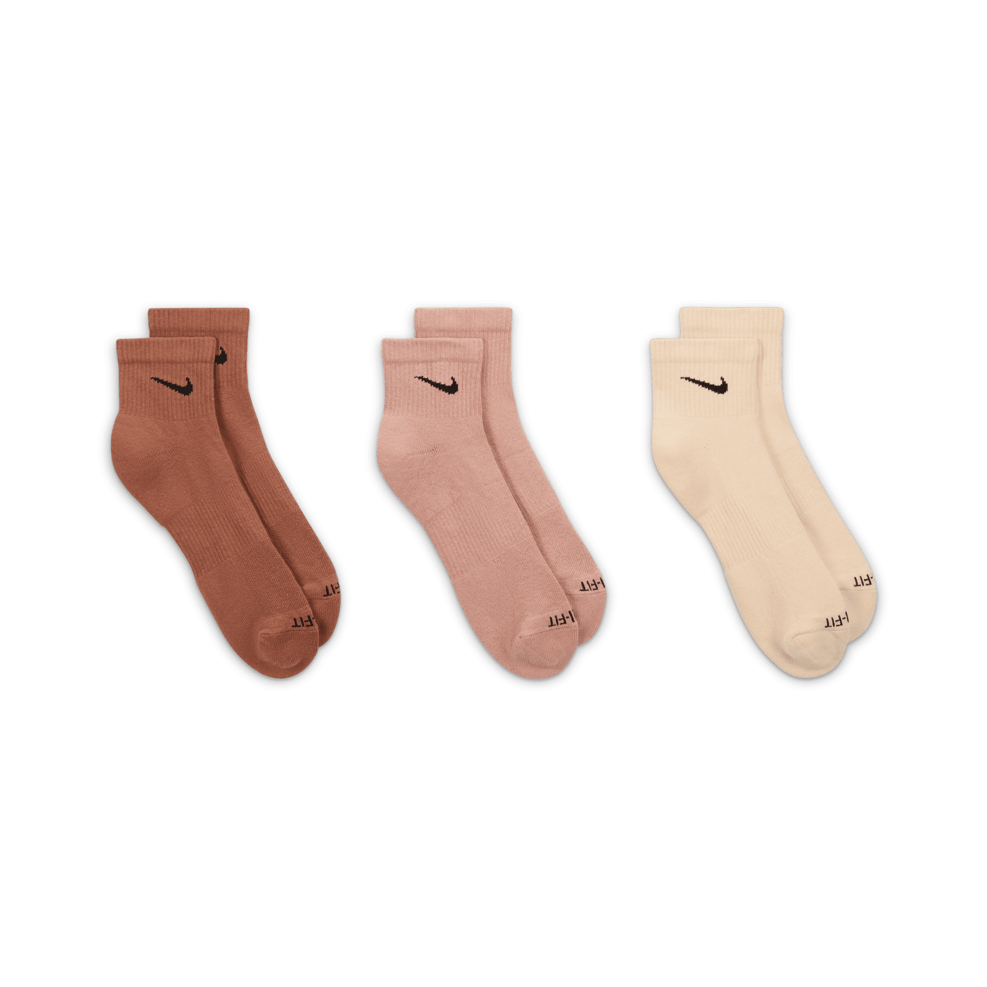 Nike Everyday Plus Cushioned Training Ankle Socks (3 Pairs) "Unisex"
