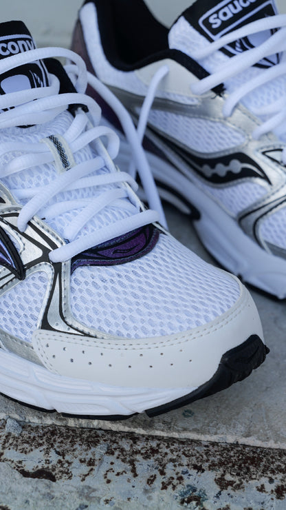 Mens Saucony Ride Millennium (White/Nightsky)