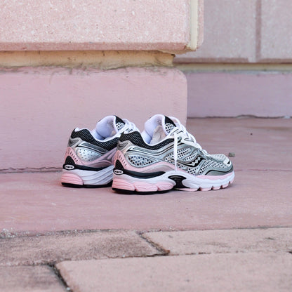 Mens Saucony ProGrid Omni 9 (Silver/Pink)