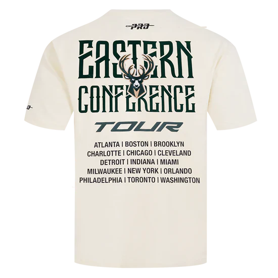 Men's Pro Standard NBA Milwaukee Bucks City Tour 2.0 Drop Shoulder