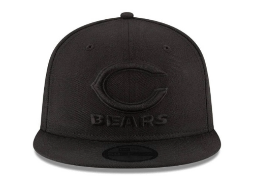 Chicago Bears New Era  Black & Black 9FIFTY Snapback