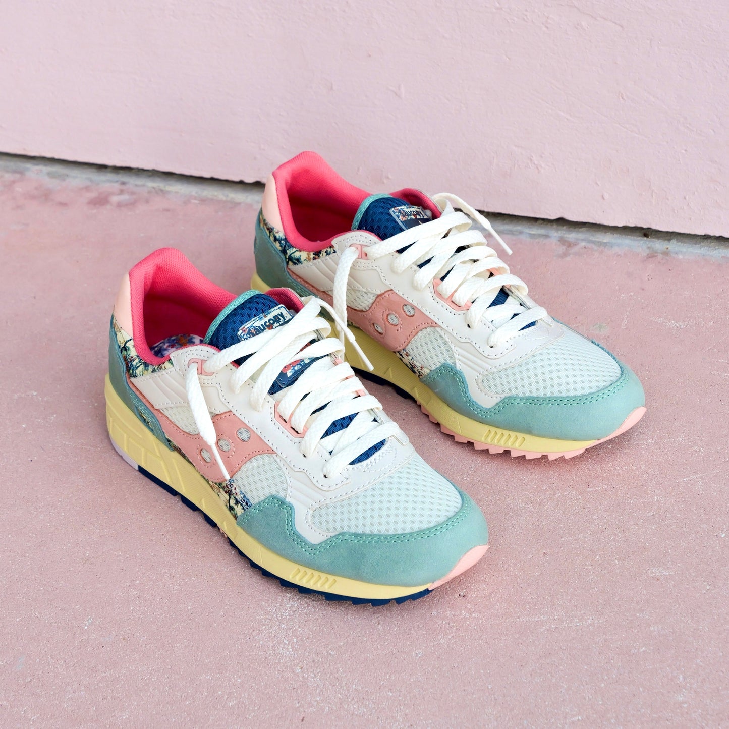 Mens Saucony Shadow 5000 Kissaten (Beige/Blue)