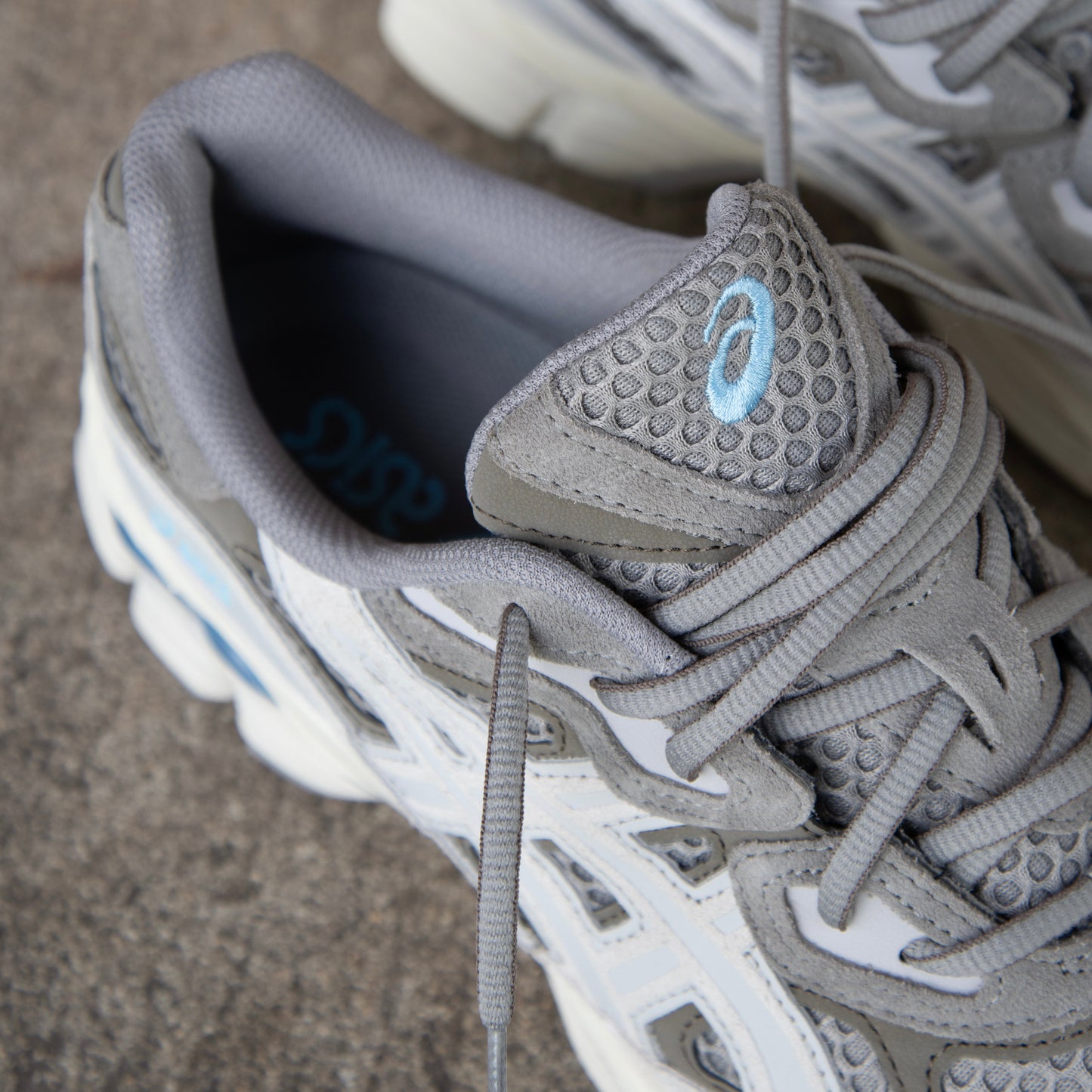 Mens Asics Gel-NYC (Steeple Grey/Cream)