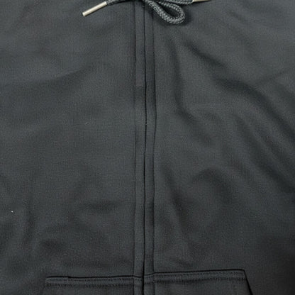The Closet Inc Women's Fleece Zipper Plain Black