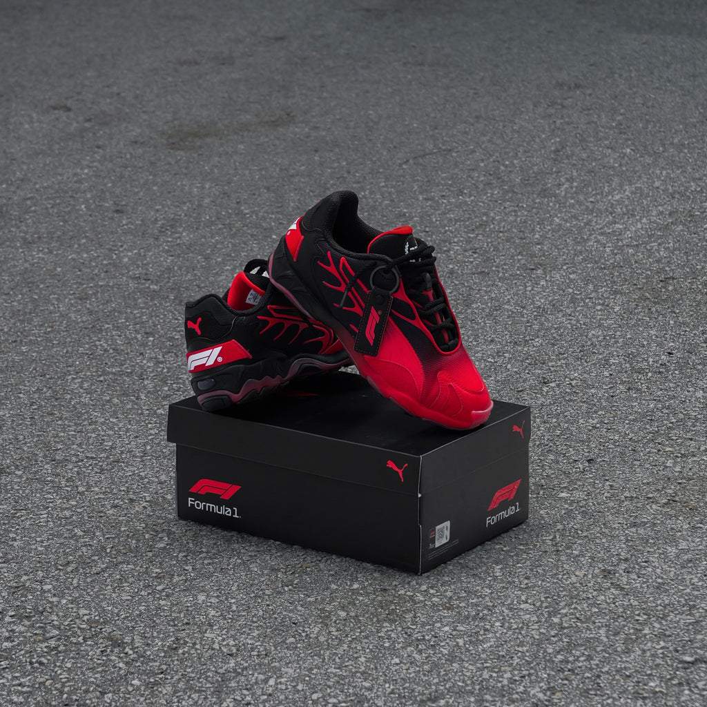 Mens Puma Inhale F1 75yrs (Puma Black/Pop Red)