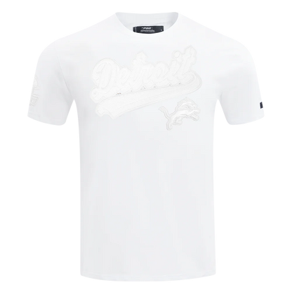 Men's Pro Standard NFL Detroit Lions White Out Single Jersey Tee