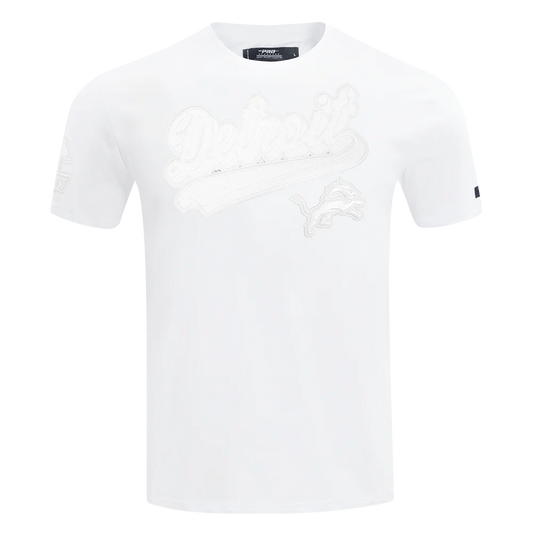 Men's Pro Standard NFL Detroit Lions White Out Single Jersey Tee