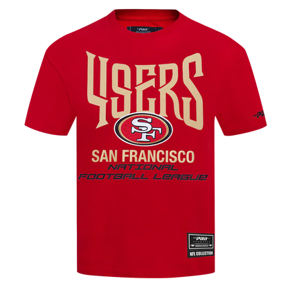 Men's Pro Standard NFL San Francisco 49ers City Tour 2.0 Drop Shoulder Tee