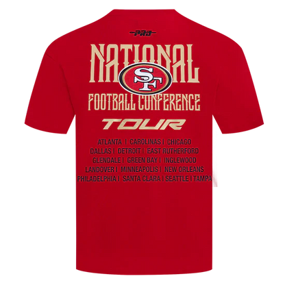 Men's Pro Standard NFL San Francisco 49ers City Tour 2.0 Drop Shoulder Tee