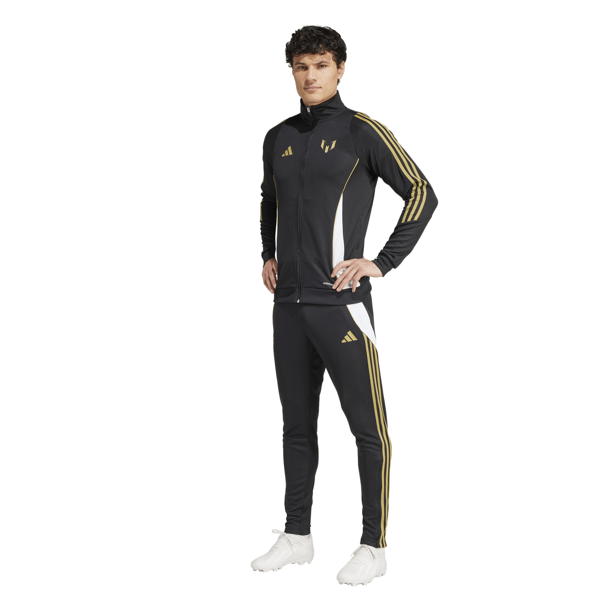Men's Adidas Messi Football Pants Tracksuit Bottoms