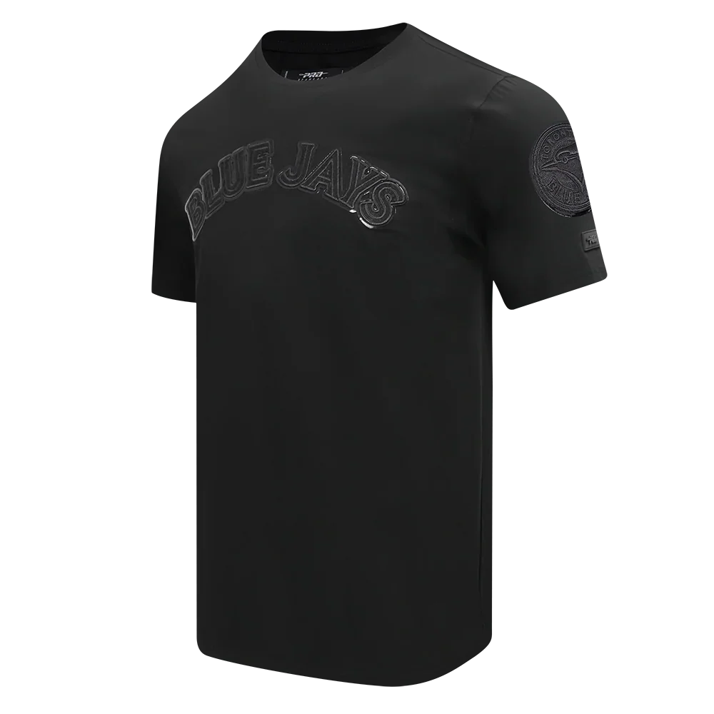 Men's Pro Standard MLB Toronto Blue Jays Triple Black Single Jersey T-Shirt