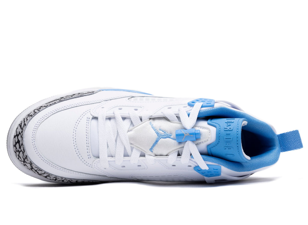 Jordan Spizike Low in White / University Blue