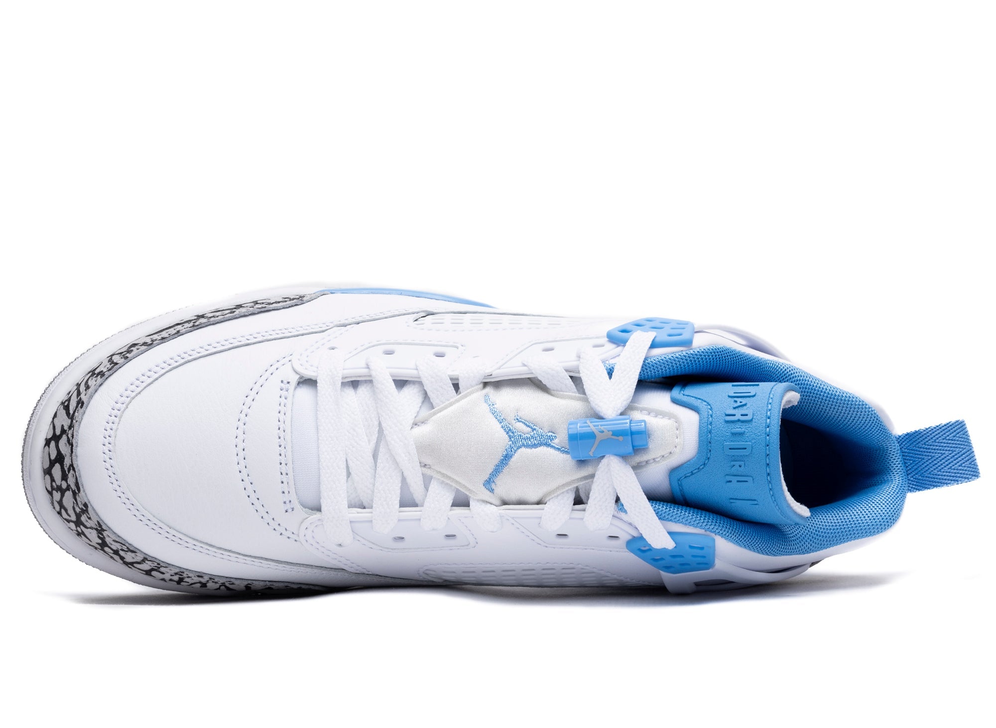 Jordan Spizike Low in White / University Blue