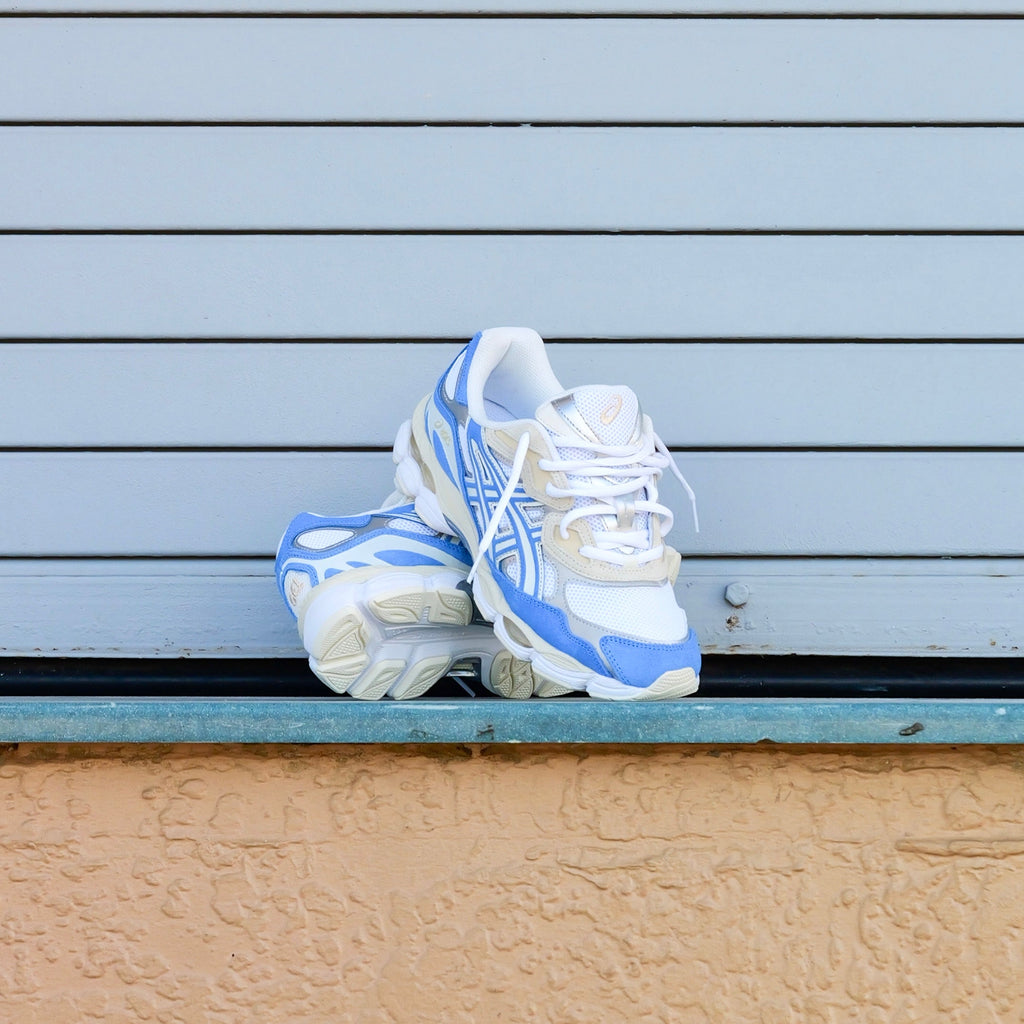 Mens Asics Gel-NYC (White/Blue Coast)