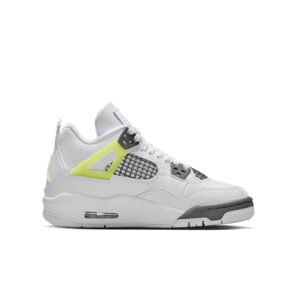 Big Kids' Air Jordan 4 Retro "Light Lemon Twist"