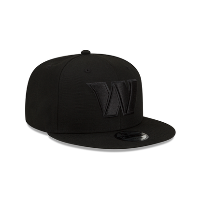 Washington Commanders New Era Black & Black 9FIFTY Snapback