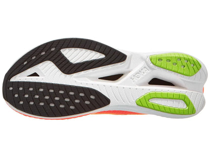 Hoka | Mach X3 | Men's | White/Neon Tangerine