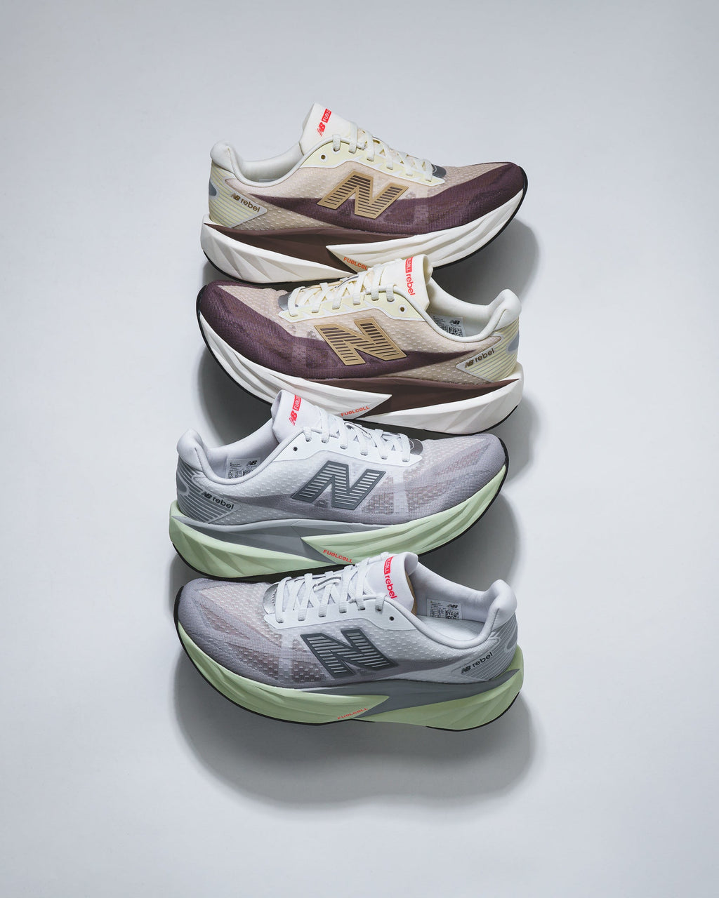 New Balance Men FuelCell Rebel v5 Angora Earth Shadow MFCXLY5
