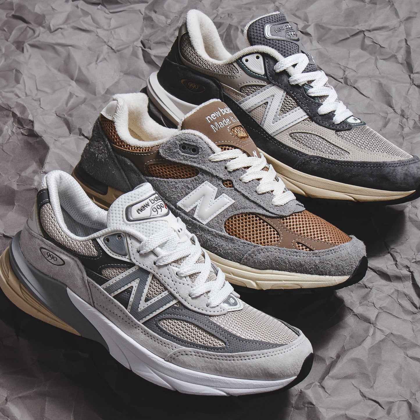 New Balance Unisex 990v6 Castlerock U990GR6