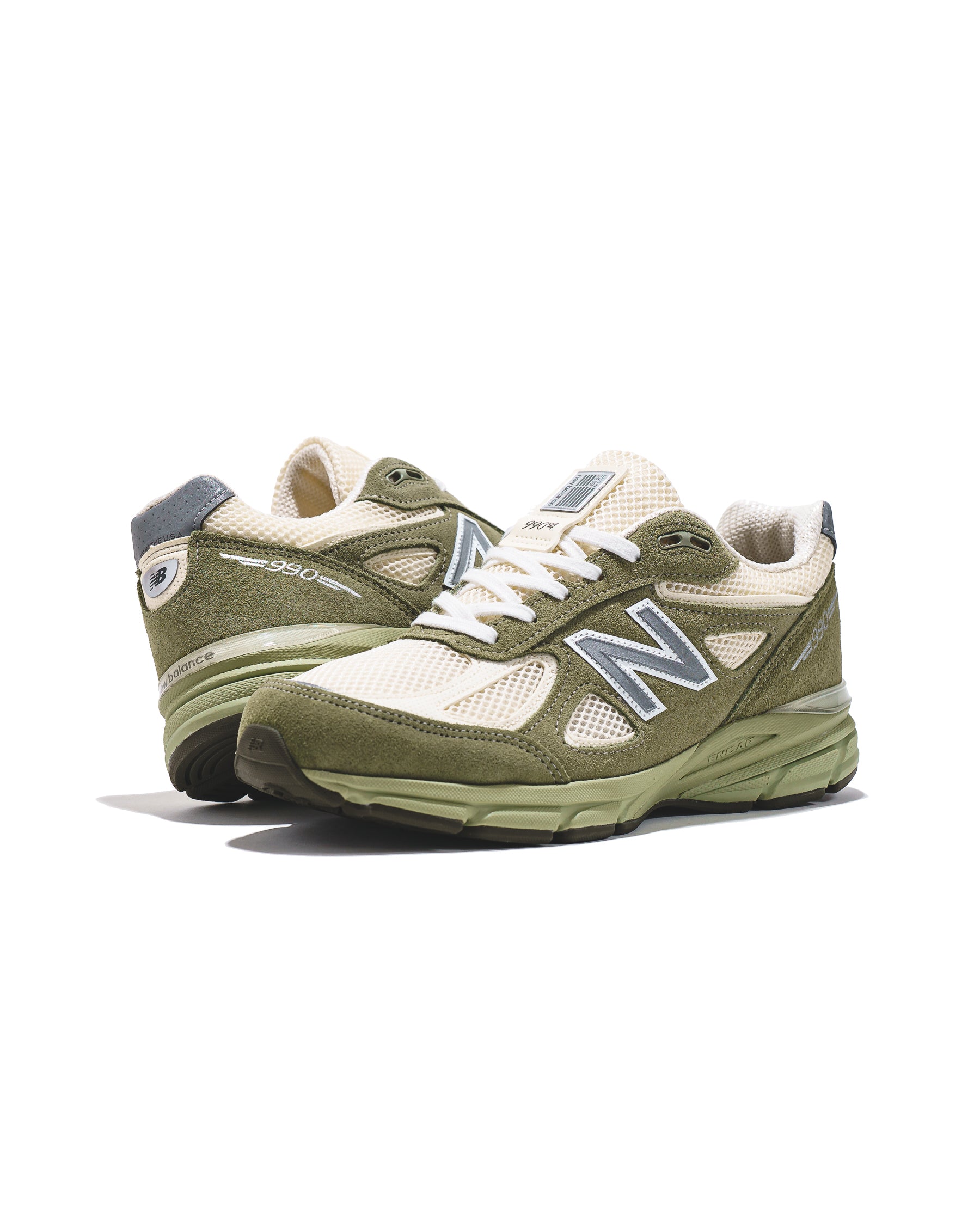 New Balance Unisex Made in USA 990v4 Olive Leaf U9901MX
