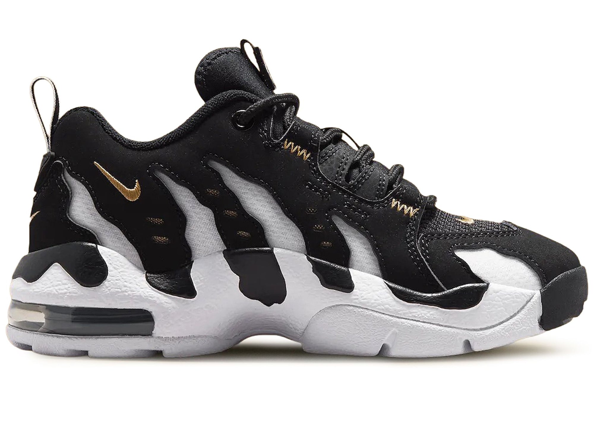 Nike Air DT Max '96 Low in Black / Metallic Gold