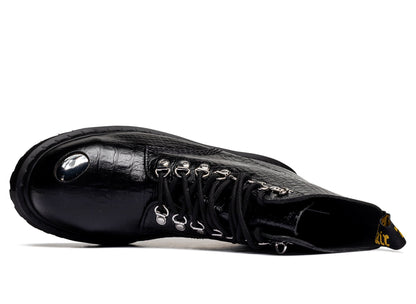 Dr. Martens Crocodile 1460 Pascal Steel Toe in Black
