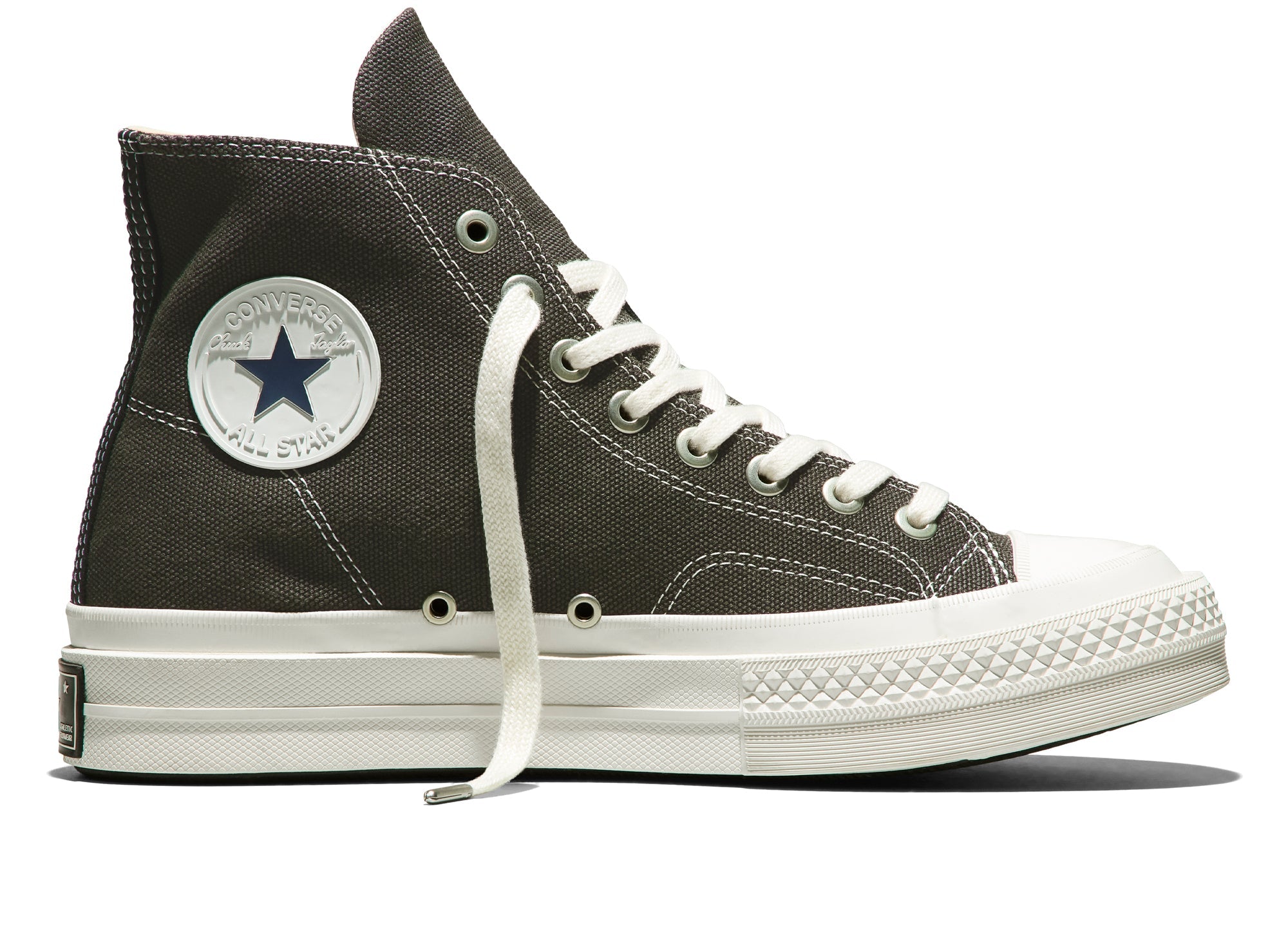 Converse Chuck Taylor All Star First String Hi in 'Stone / Charcoal'