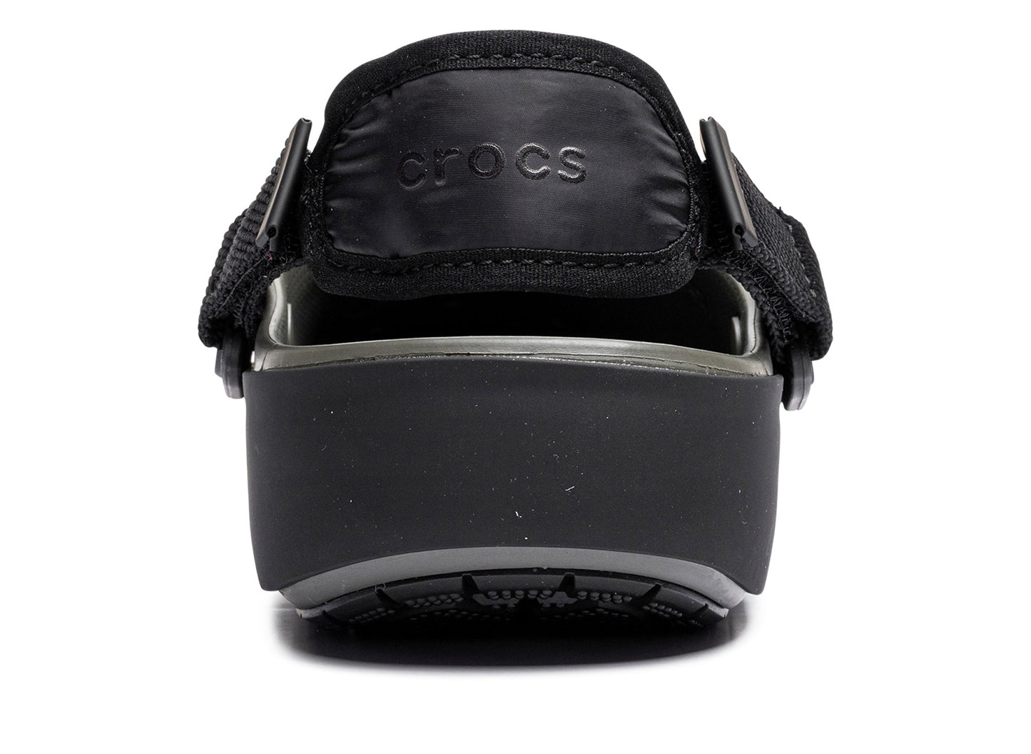 Crocs Classic Elevated Quilted Clog in Grey / Black