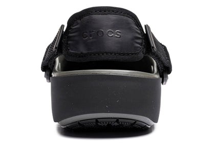 Crocs Classic Elevated Quilted Clog in Grey / Black