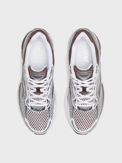 Saucony Progrid Omni 9 Sneakers | White/Brown