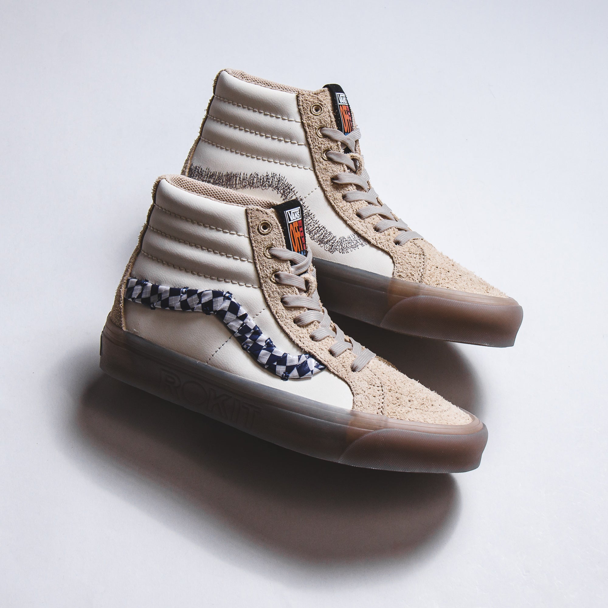 Vans Men UA Sk8-Hi 38 DX Rokit Translucent Pebble VN0000SQBKV